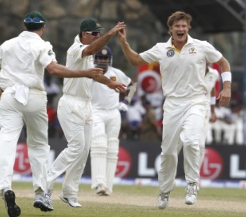 Shane Watson picked up five wickets in the Test