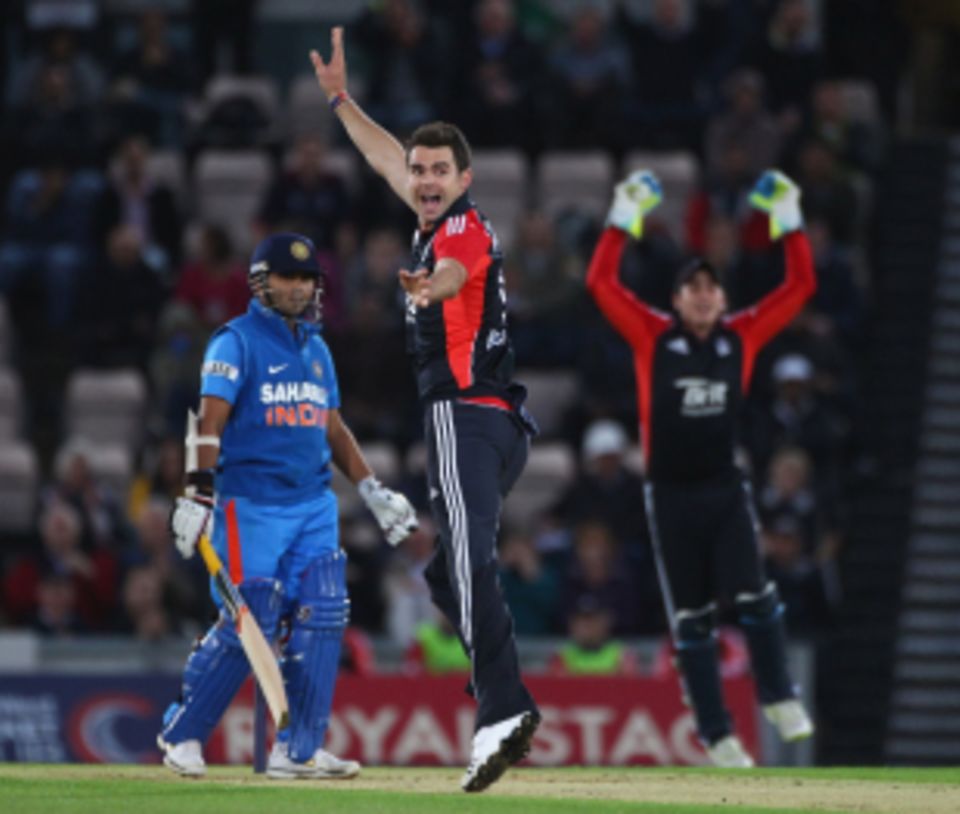 James Anderson has been more than a handful with the red ball, but with the white one his success rate is considerably lower
