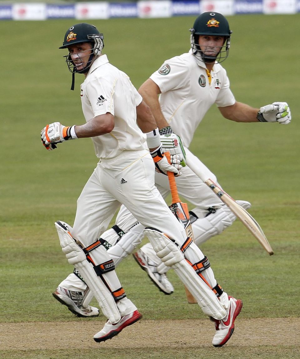 Michael Hussey and Shaun Marsh had a 258-run partnership