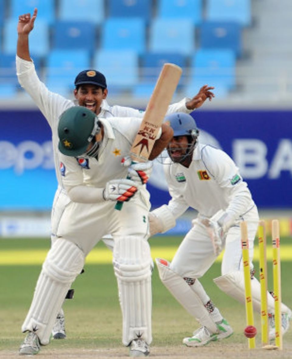 Taking the positives: Sri Lanka bowled Pakistan out once in Dubai