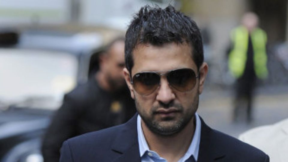 Mazhar Majeed arrives at the Southwark Crown Court for the sentencing process