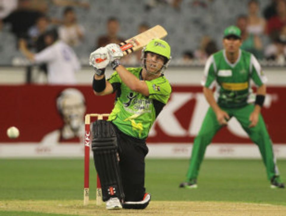 During his BBL hundred: "I was so balanced and still and capable of hitting any ball in my zone over the fence or in the gaps"