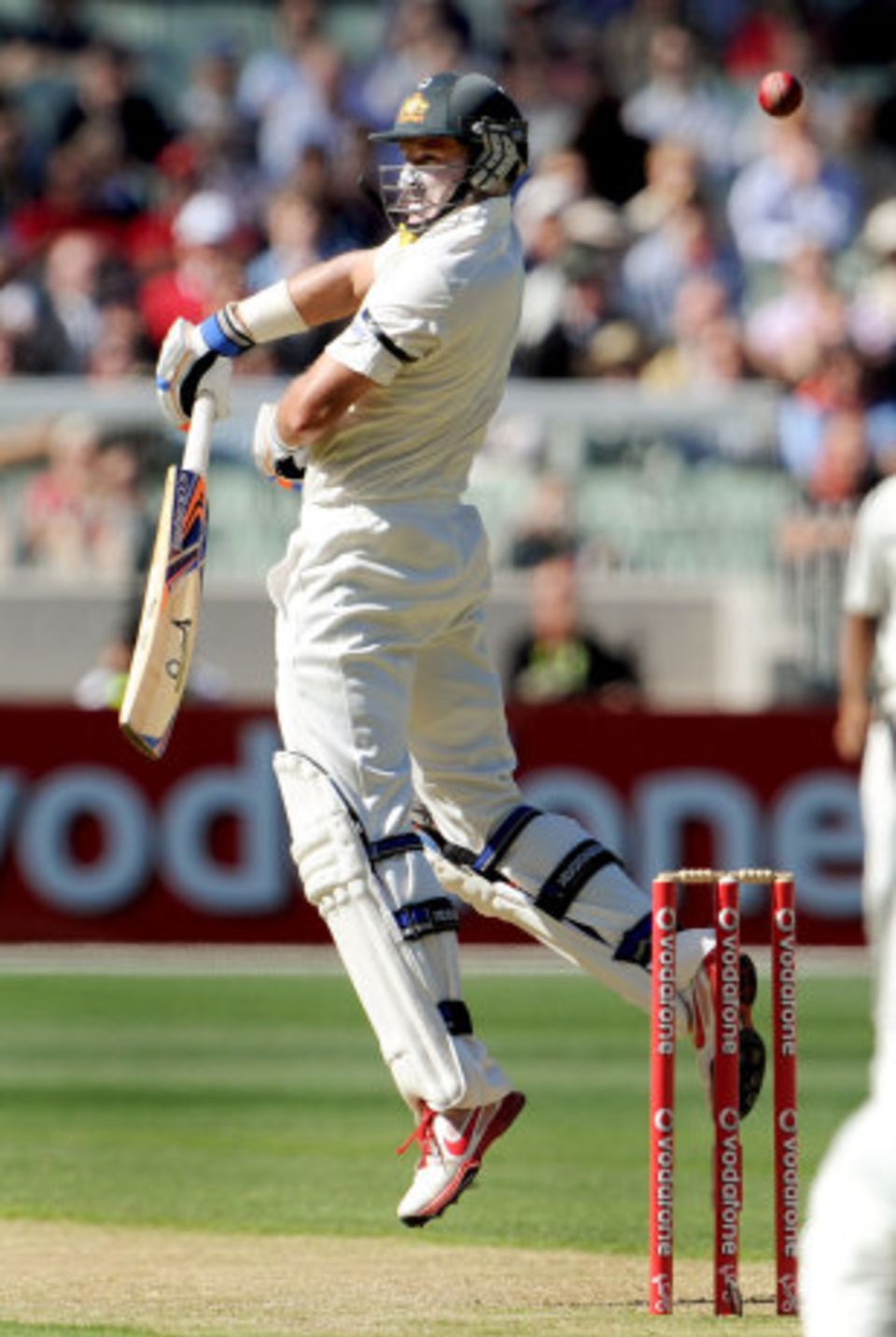 Michael Hussey lasted one ball without the DRS