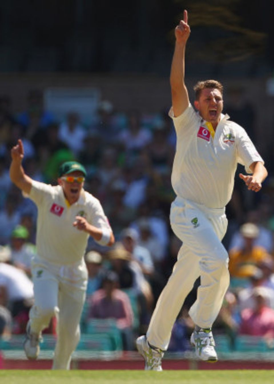 James Pattinson picked up the wicket of Gautam Gambhir in the first over of the Test