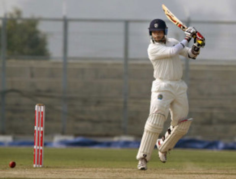 Saxena during his 58 against Haryana in the semi-final, his pick as his performance of the season