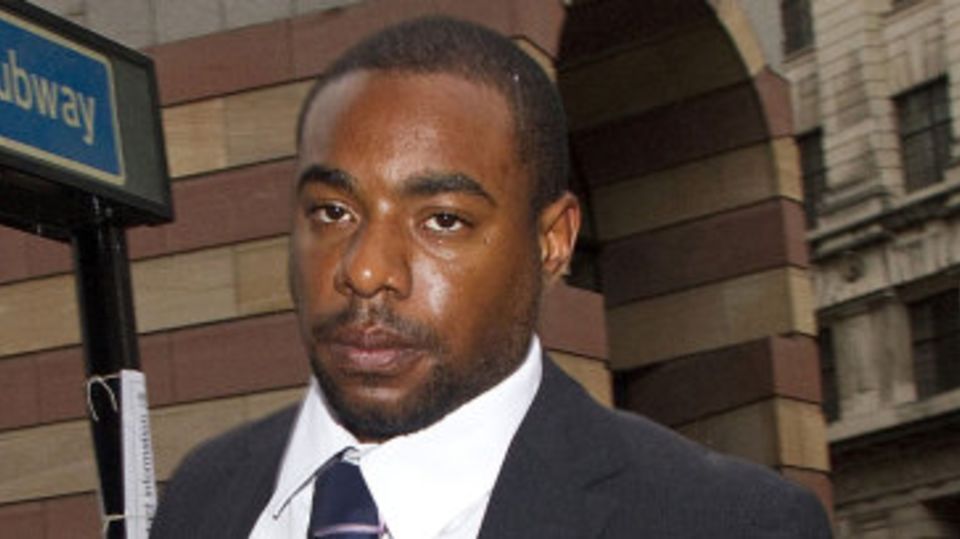 Mervyn Westfield outside the Old Bailey