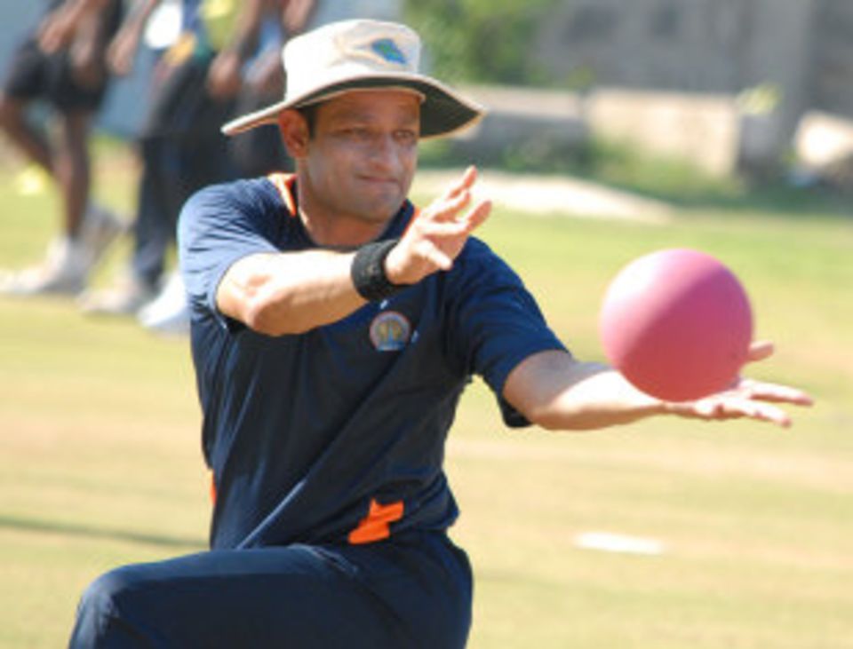 Despite his age Hrishikesh Kanitkar is always ready for an extra session in the gym