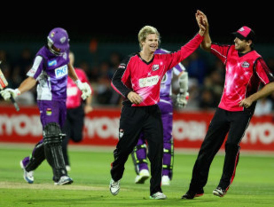 Steven Smith took six wickets in Sydney Sixers' Big Bash League 2011-12 campaign