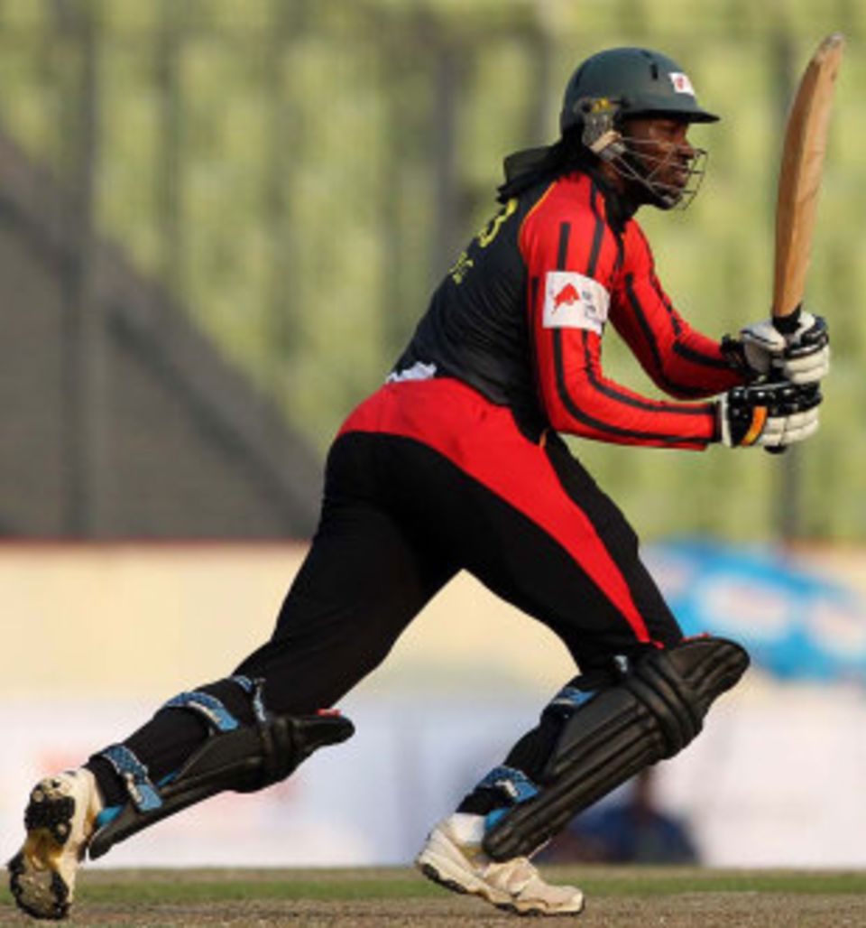 Chris Gayle lit up the tournament with two centuries before injuring his groin