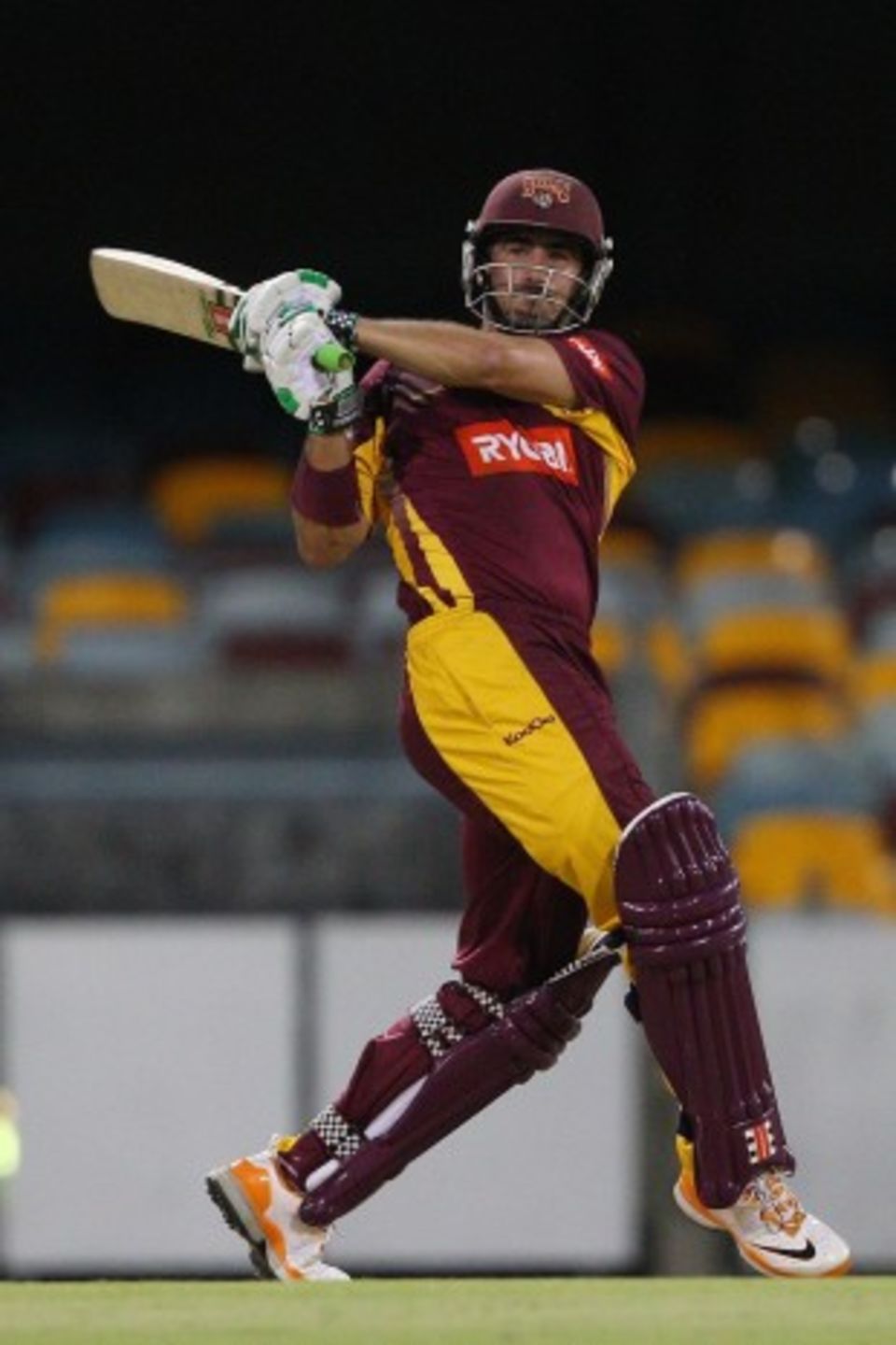 Nathan Reardon made his first one-day century for Queensland