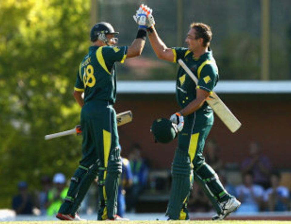 Michael Hussey's place has been given to Peter Forrest (right)
