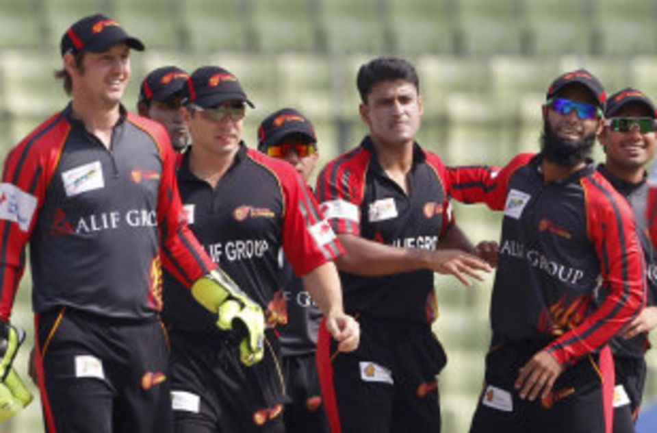 Yasir Arafat struck three times for Barisal Burners in the first over of the match