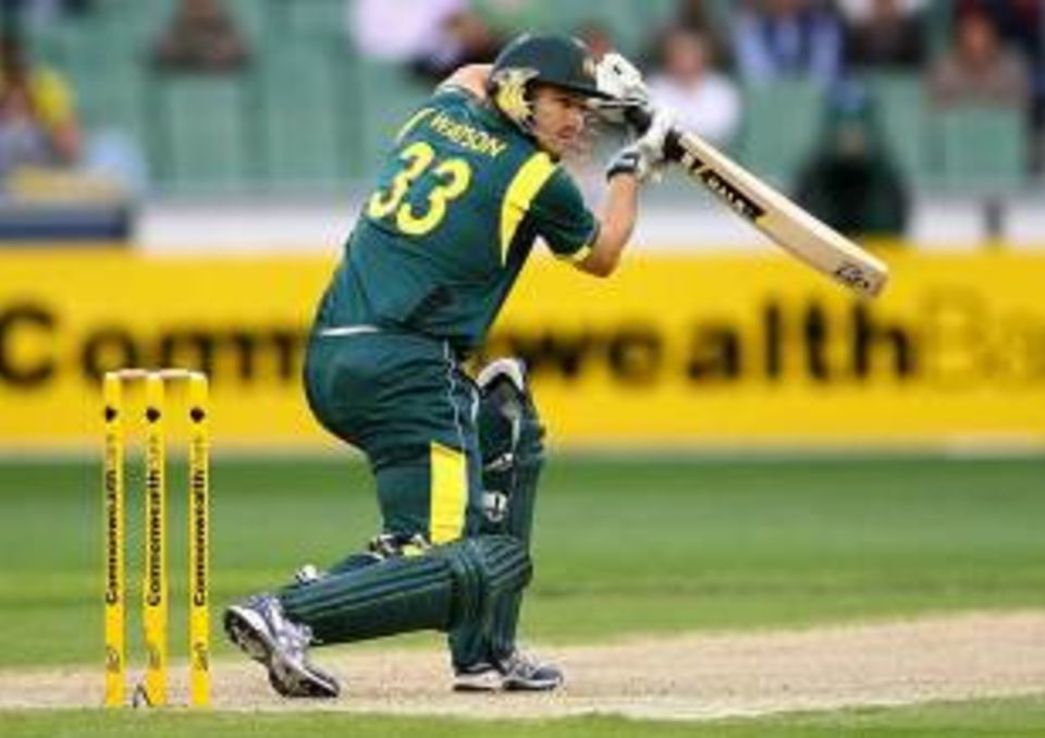 Shane Watson is expected to stay at No.3