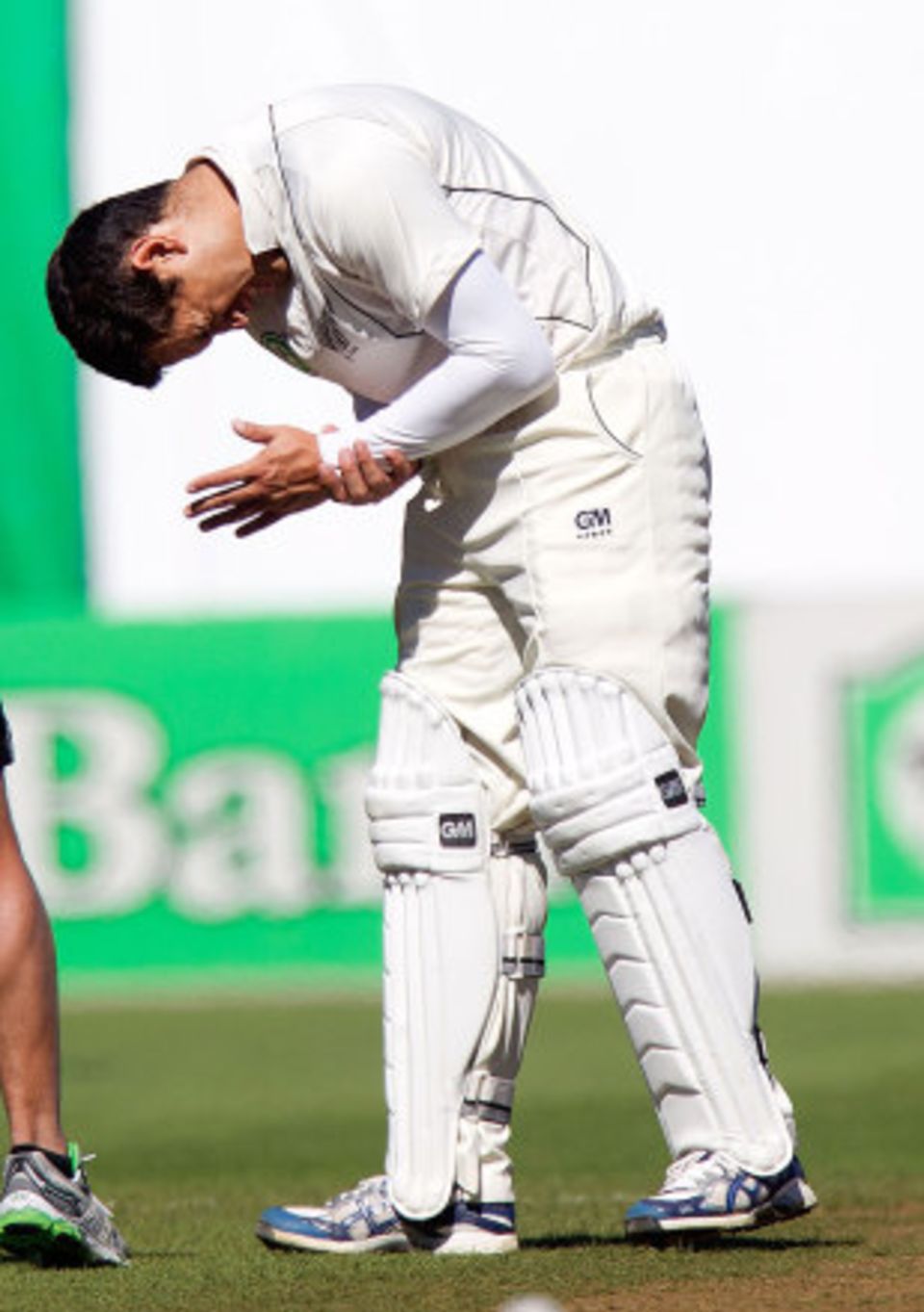 Ross Taylor prefers not to wear an arm-guard but will start wearing one in the future
