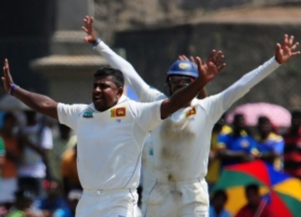Rangana Herath took his sixth five-for in 19 home Tests to put Sri Lanka in control