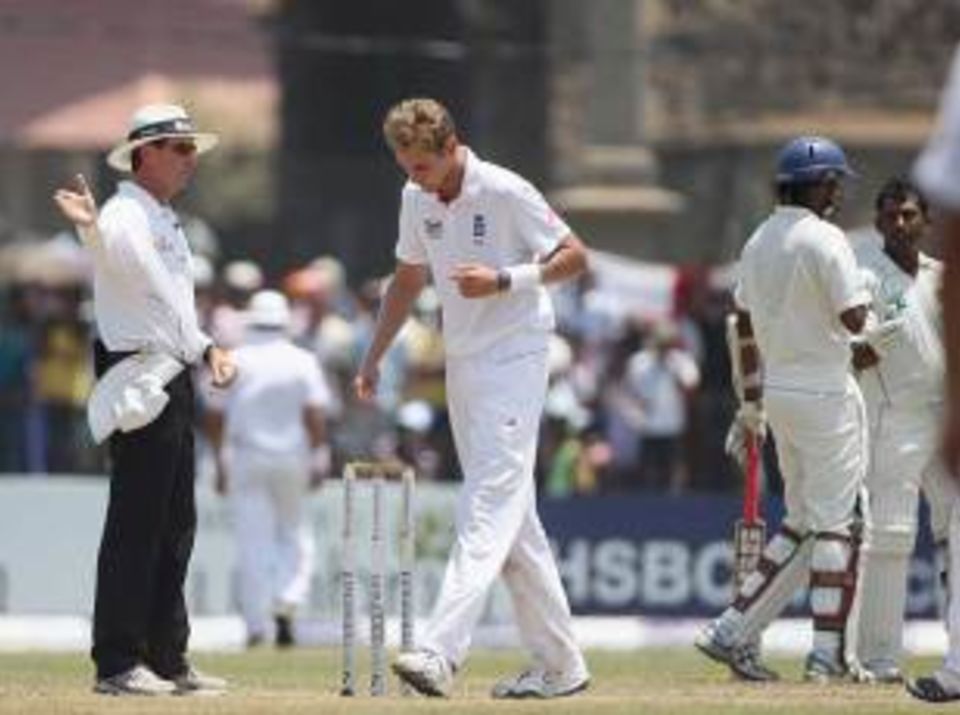 Stuart Broad picked up his latest injury during the first Test in Colombo
