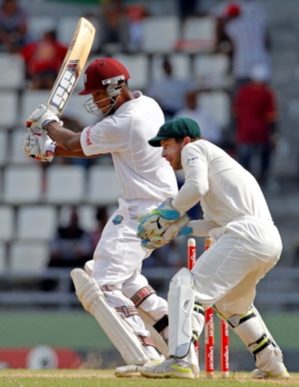 West Indies' young batting order looked flimsy against Australia, but Gibson hopes the batsmen will learn on the job
