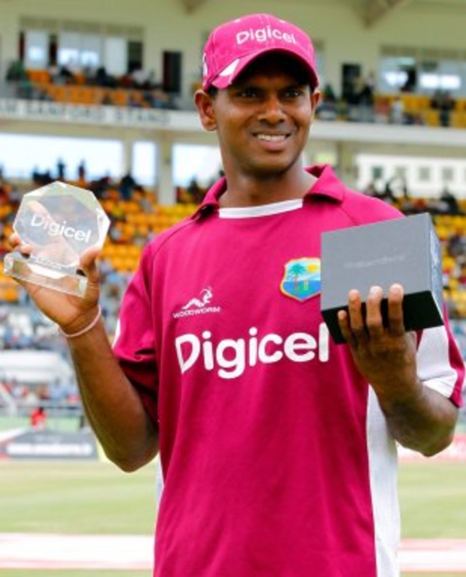 Shivnarine Chanderpaul passed 10,000 runs in Tests during the series