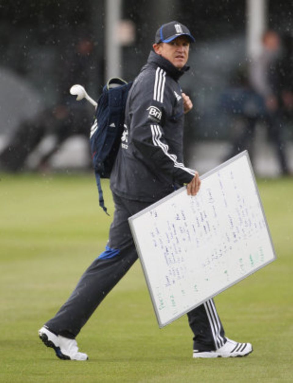 When will England's white board have written on it a holiday for Andy Flower?