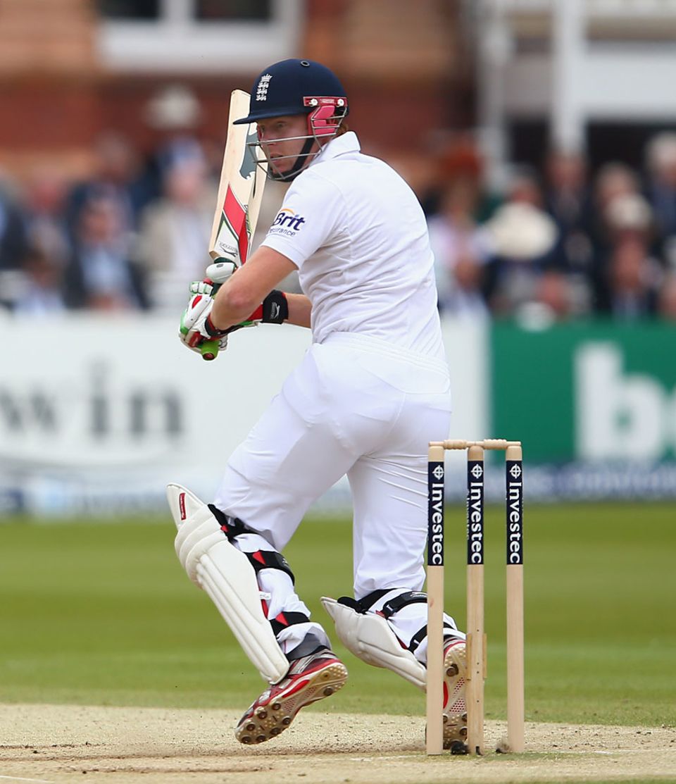 Jonny Bairstow collects runs off his hip