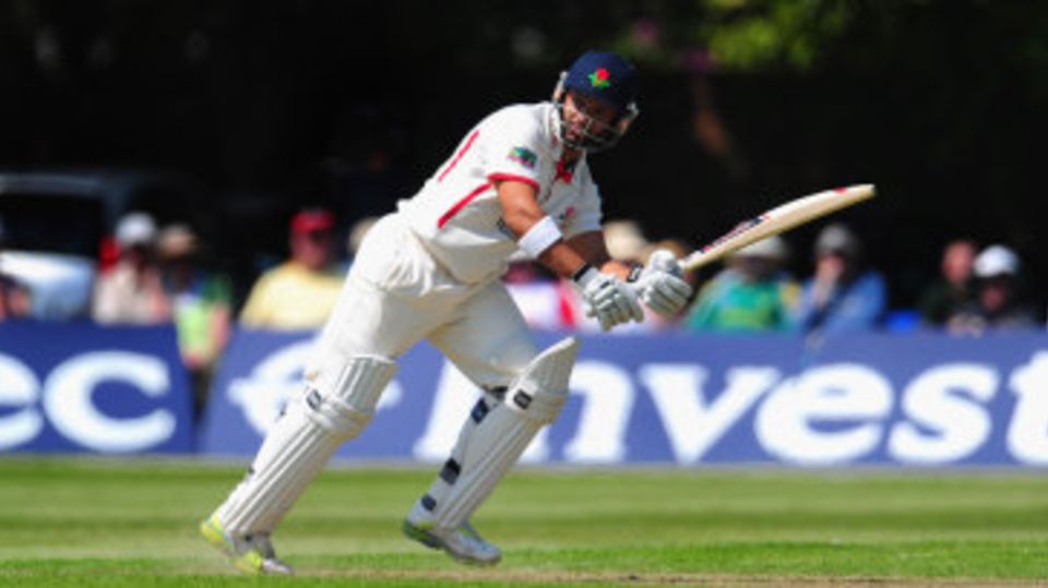 Ashwell Prince bats on the first morning