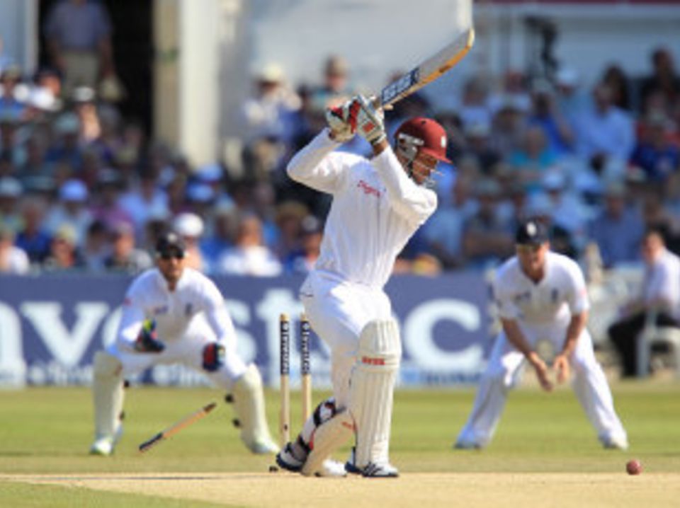 West Indies' top order folded in familiar fashion