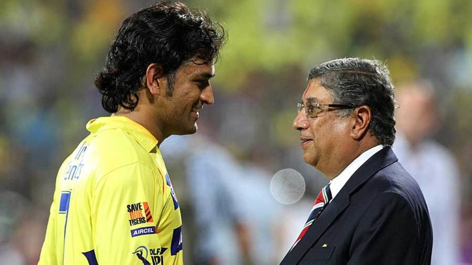 MS Dhoni and N Srinivasan have shared a close relationship for a number of years now