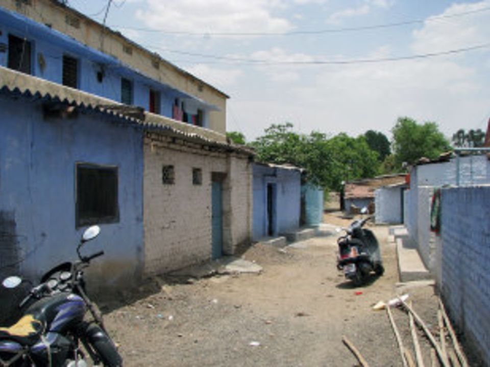 The house where the Yadavs lived before they moved to Khaparkheda