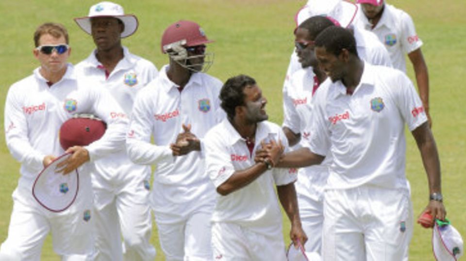 Veerasammy Permaul and Delorn Johnson shared all ten wickets