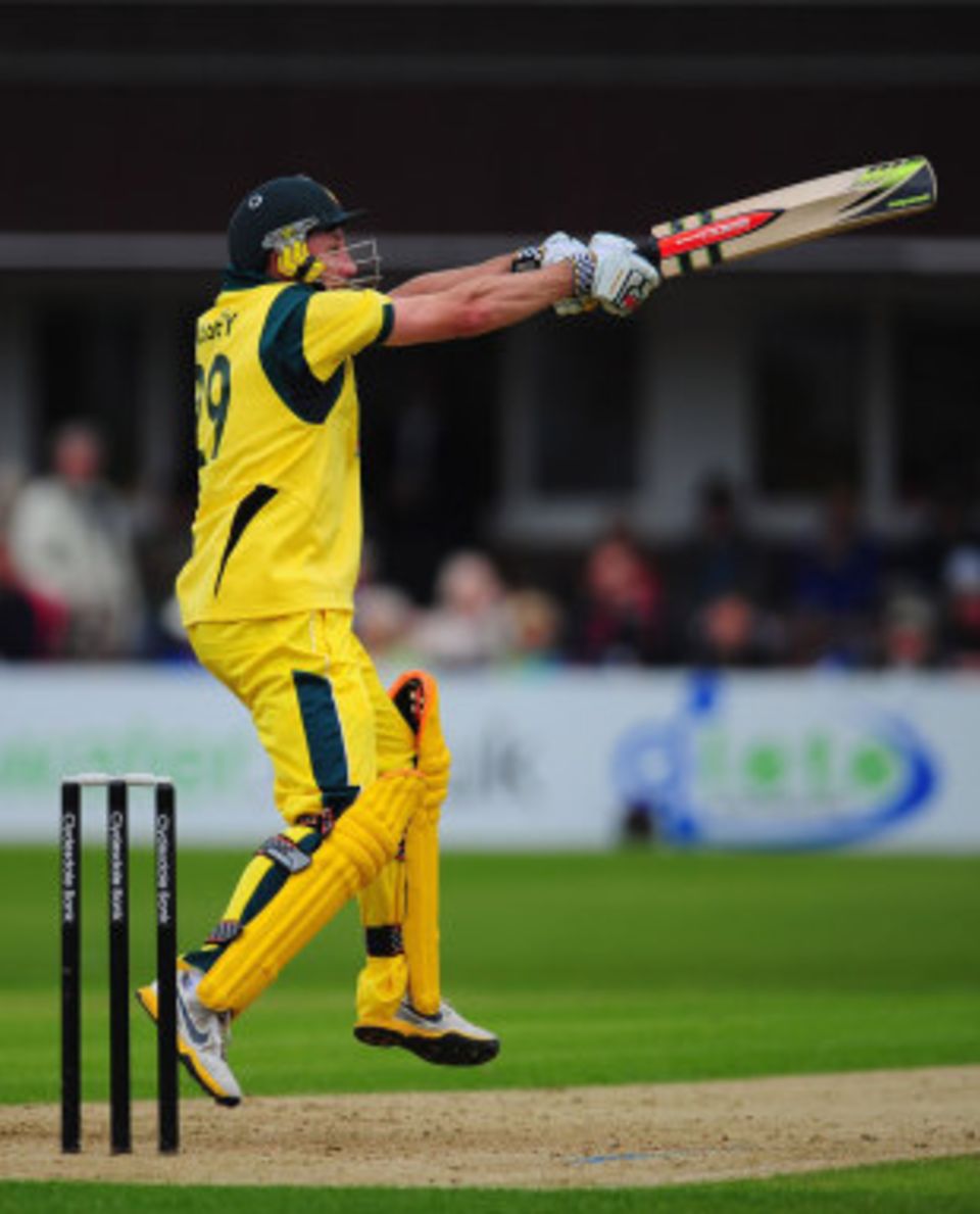 David Hussey made 37 from 25 balls