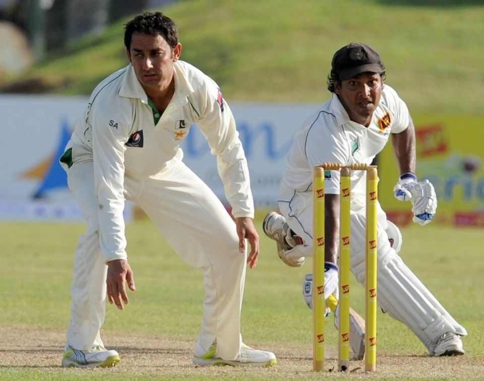 Sangakkara faced 1224 balls from Saeed Ajmal across 14 Tests, and was out to him only four times