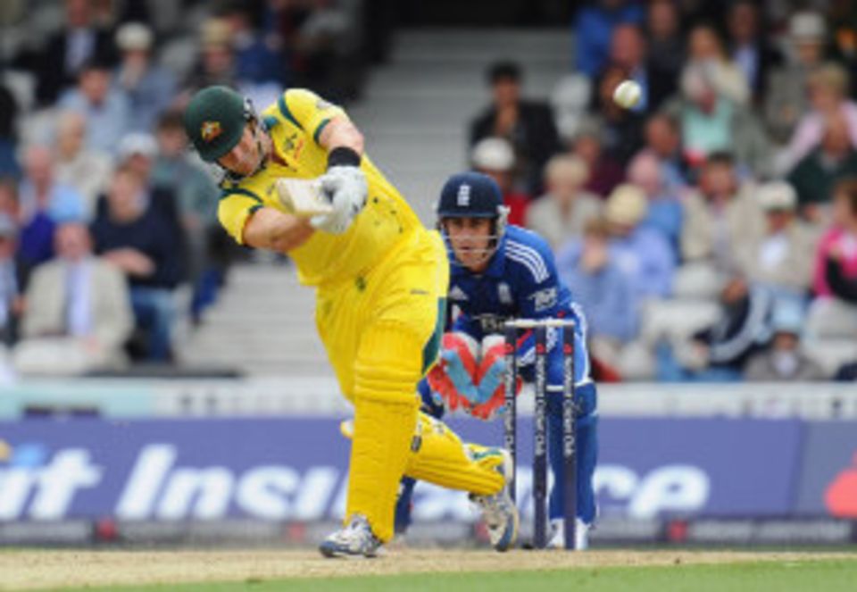 After reaching his half-century from 50 balls, Shane Watson became increasingly frustrated before holing out