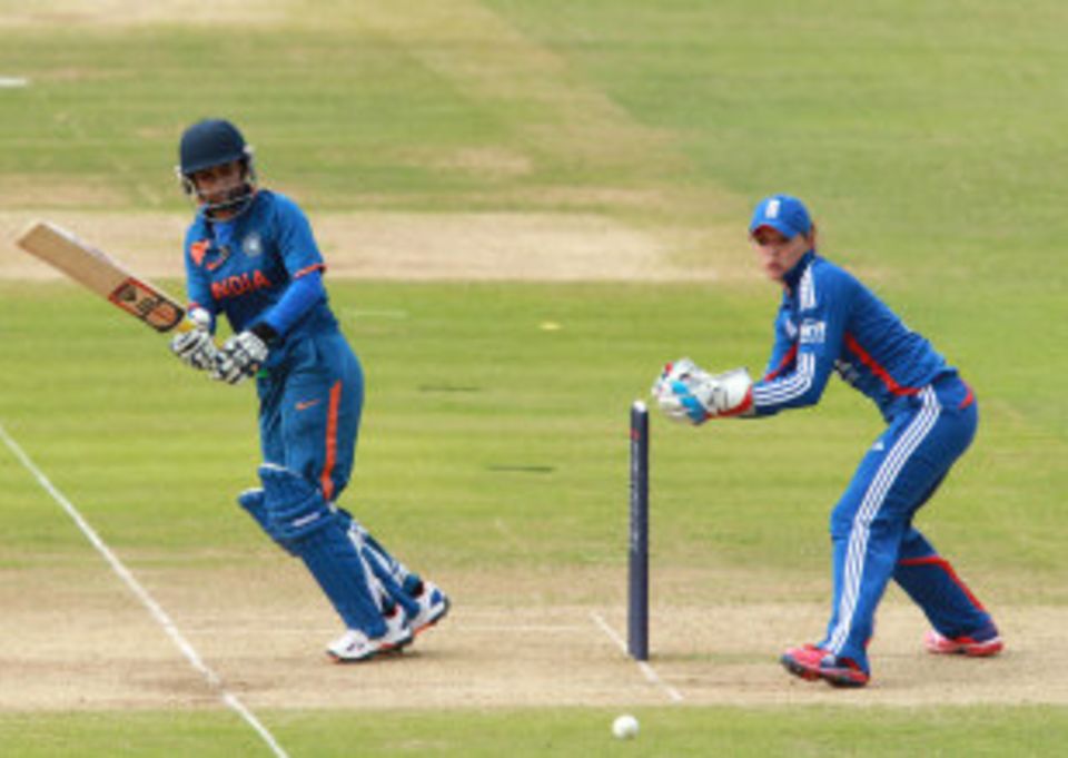 Mithali Raj hit the winning runs with three balls to spare
