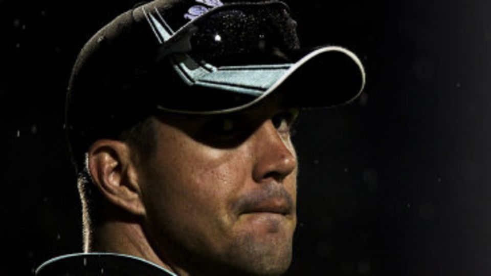 It was a damp night for Kevin Pietersen's return