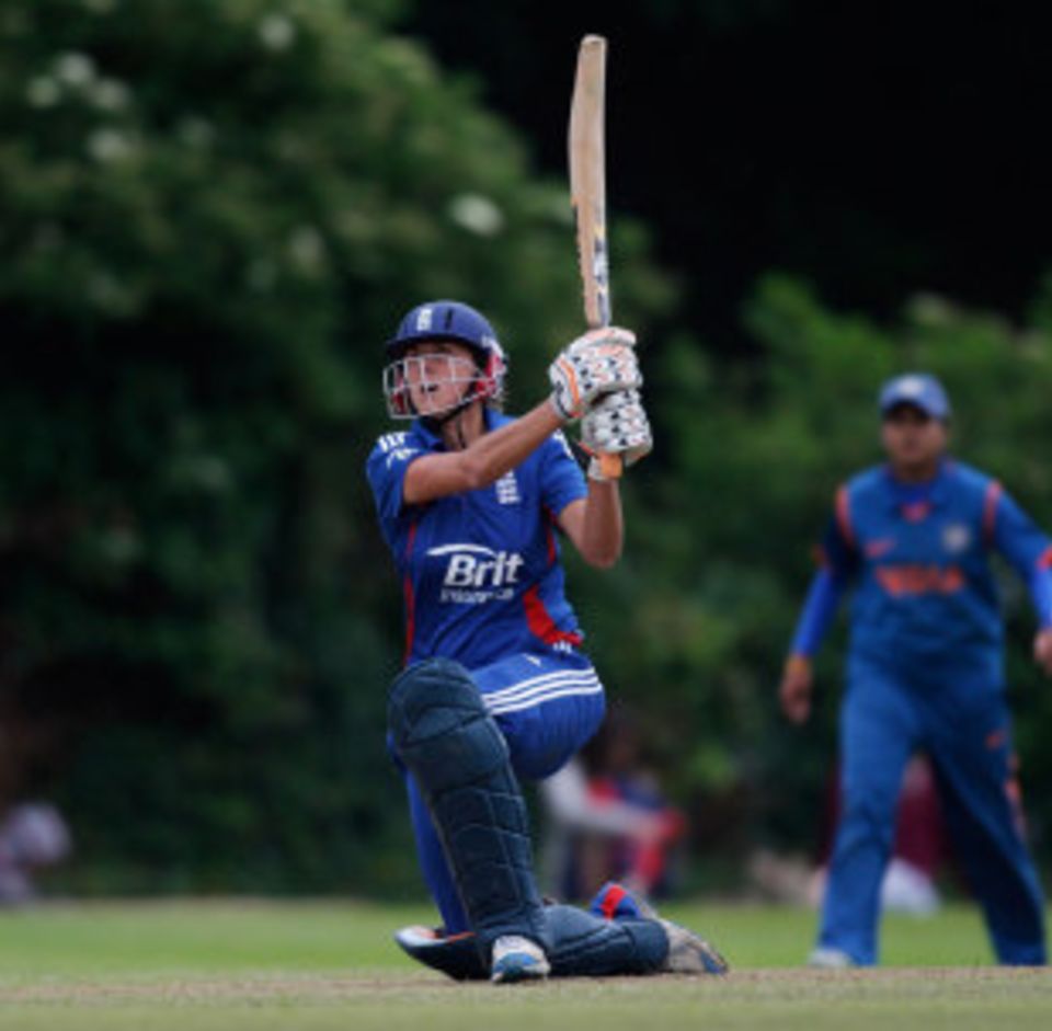 Jenny Gunn's unbeaten 36 was pivotal to England's victory