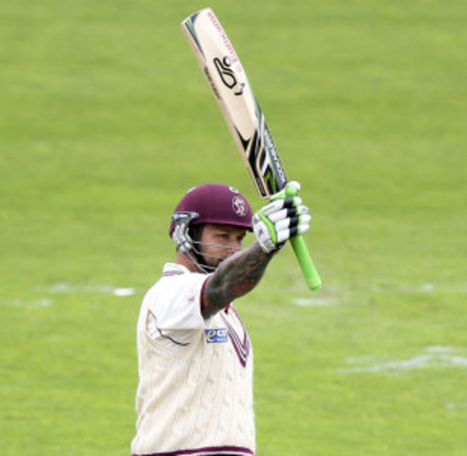 Peter Trego thrashed Sussex's bowlers around the ground as Somerset stormed to victory