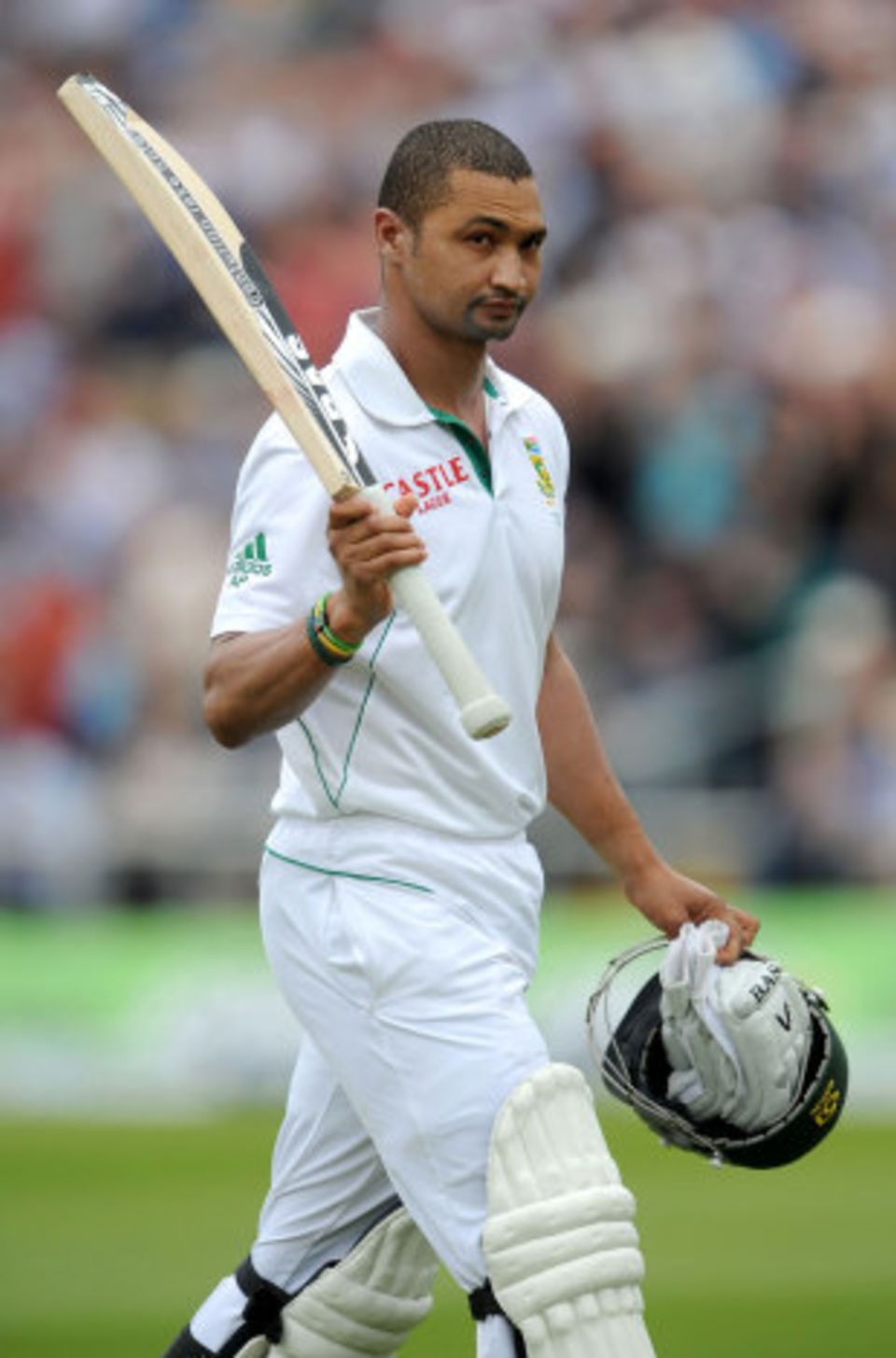 Alviro Petersen progressed to his highest score in Test cricket on day two