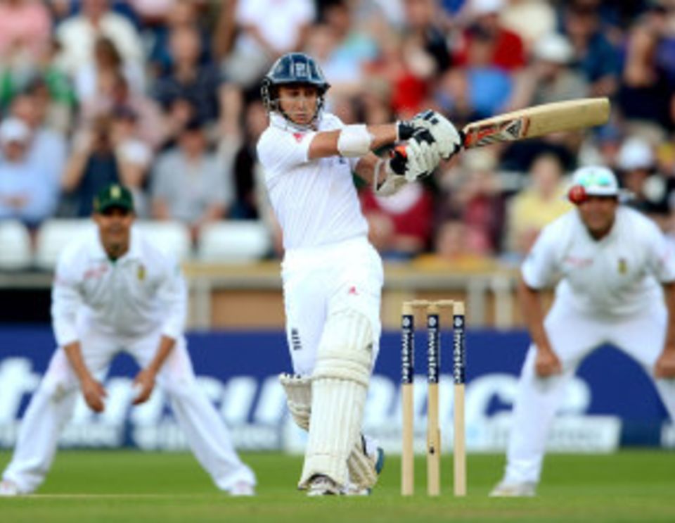 James Taylor played a battling innings on his Test debut at Headingley