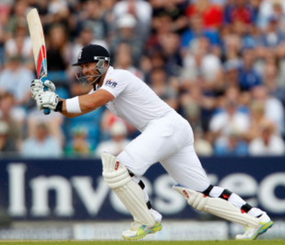 File photo: Matt Prior fell just one run short of the highest Test score by an England wicketkeeper in India (ESPNcricinfo is not carrying live pictures due to curbs on media)