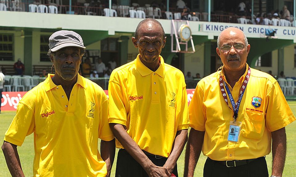 Richard Austin, centre, was shunned after taking part in the 1982-83 rebel tour to South Africa