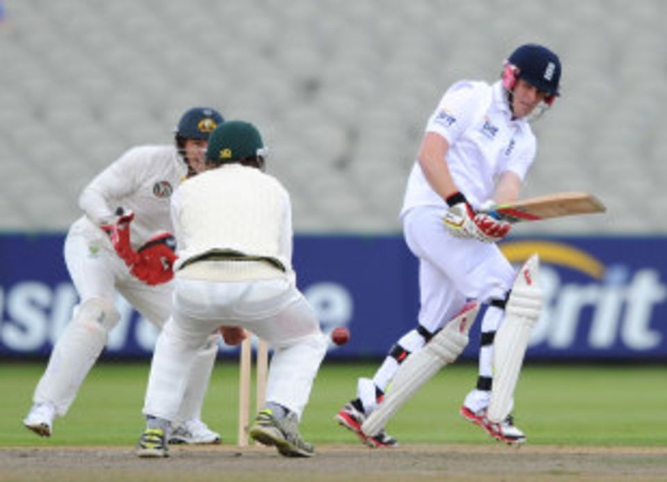 Eoin Morgan made 50 in his first match as Lions captain