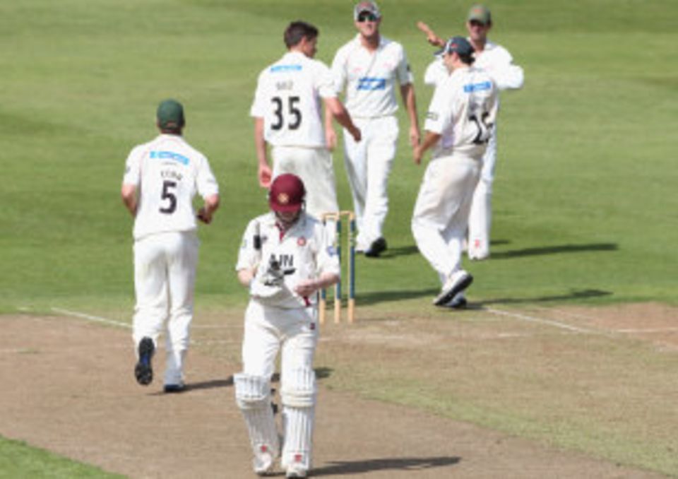 Heading off? Niall O'Brien could leave Northamptonshire early