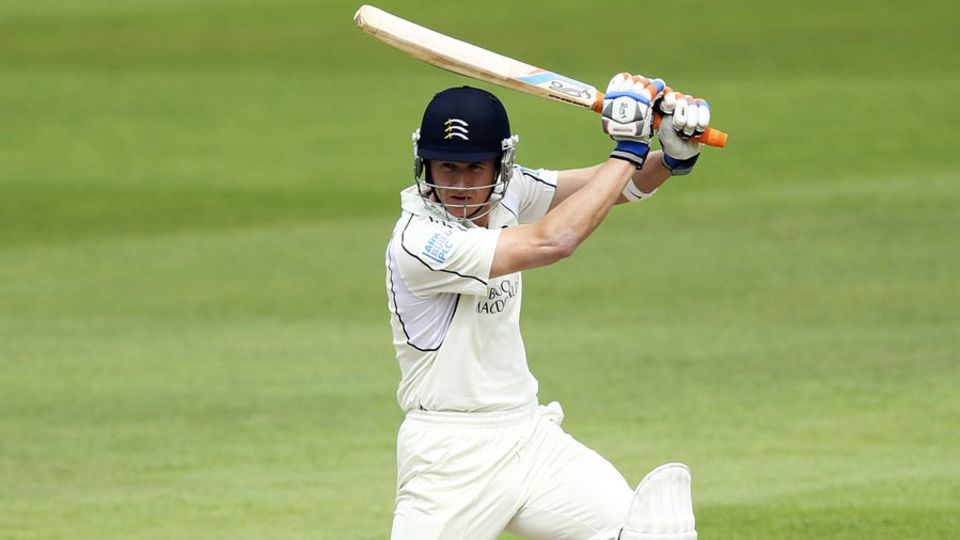 Joe Denly, seen here for his old county Middlesex, helped put Kent in a strong position