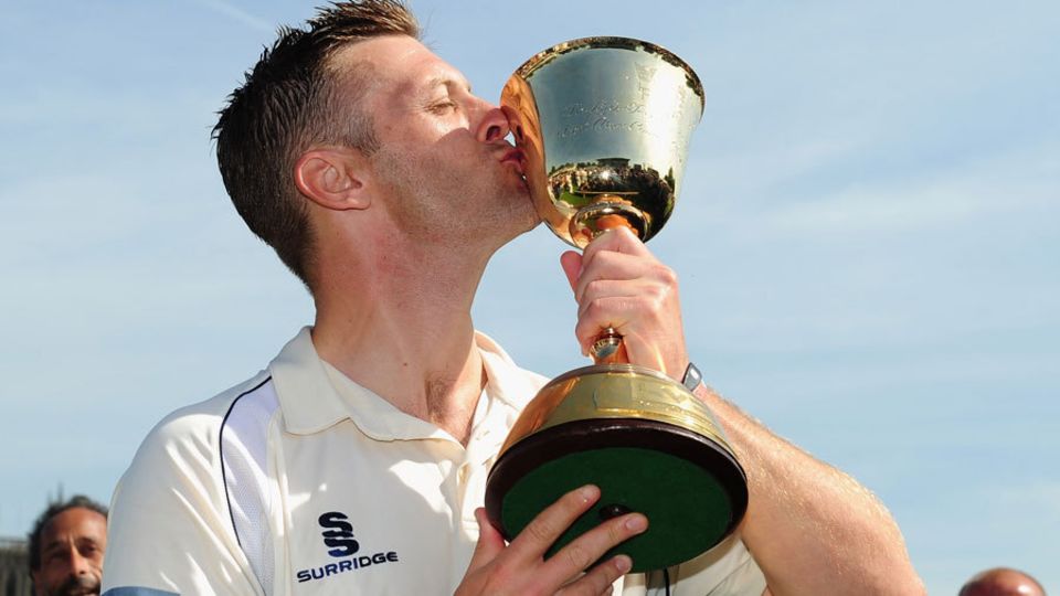Jim Troughton captained Warwickshire to the County Championship title in 2012