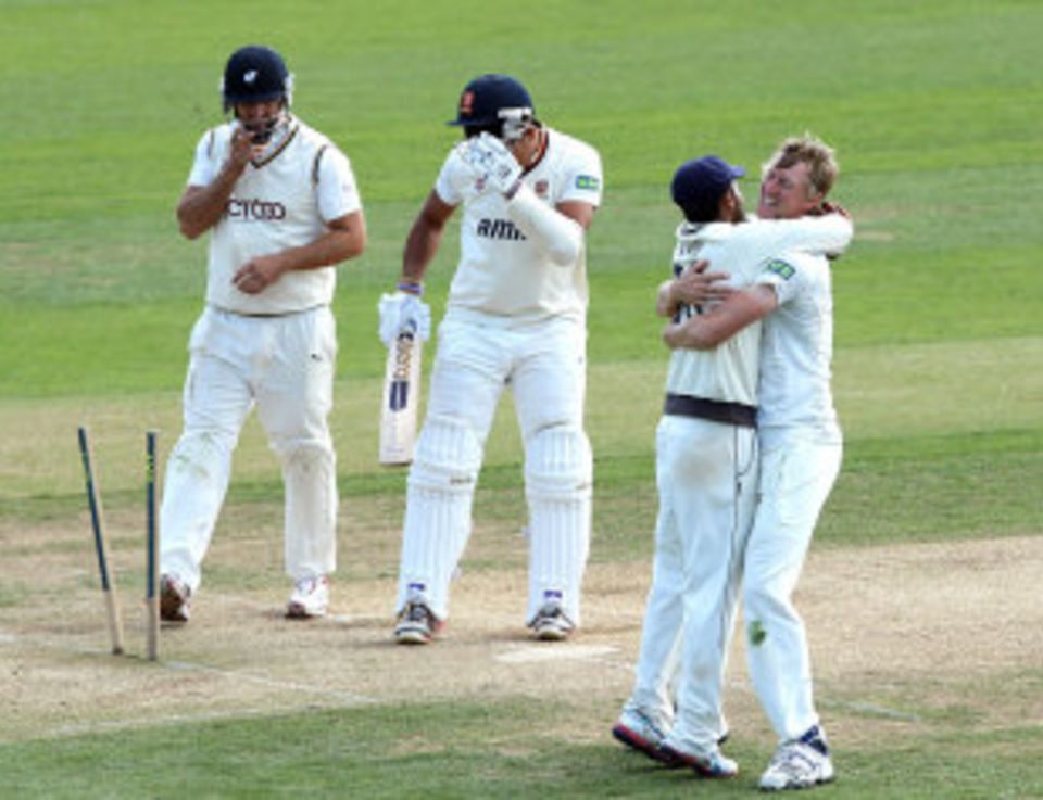 Steven Patterson wrapped up the Essex innings to finish Yorkshire's season in triumphant fashion