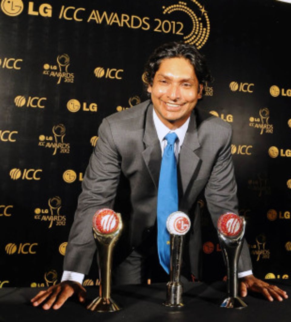 Kumar Sangakkara took the Cricketer of the Year, Test Cricketer of the Year and People's Choice awards