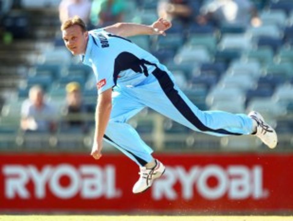 Doug Bollinger's wild throw had struck the batsman