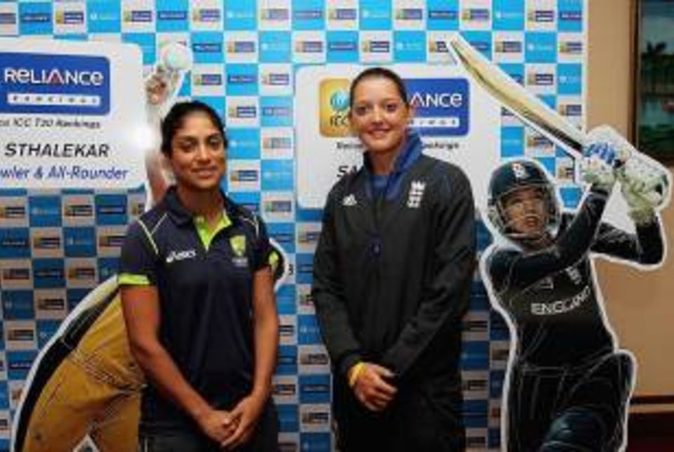 Lisa Sthalekar and Sarah Taylor head the bowling and batting T20I rankings respectively in women's cricket