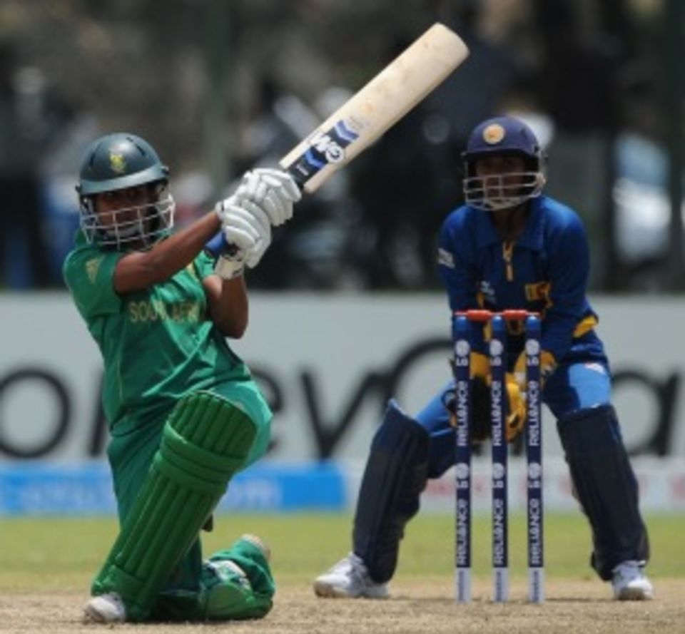 Trisha Chetty, here batting at the World T20, is one of four players suspended by CSA