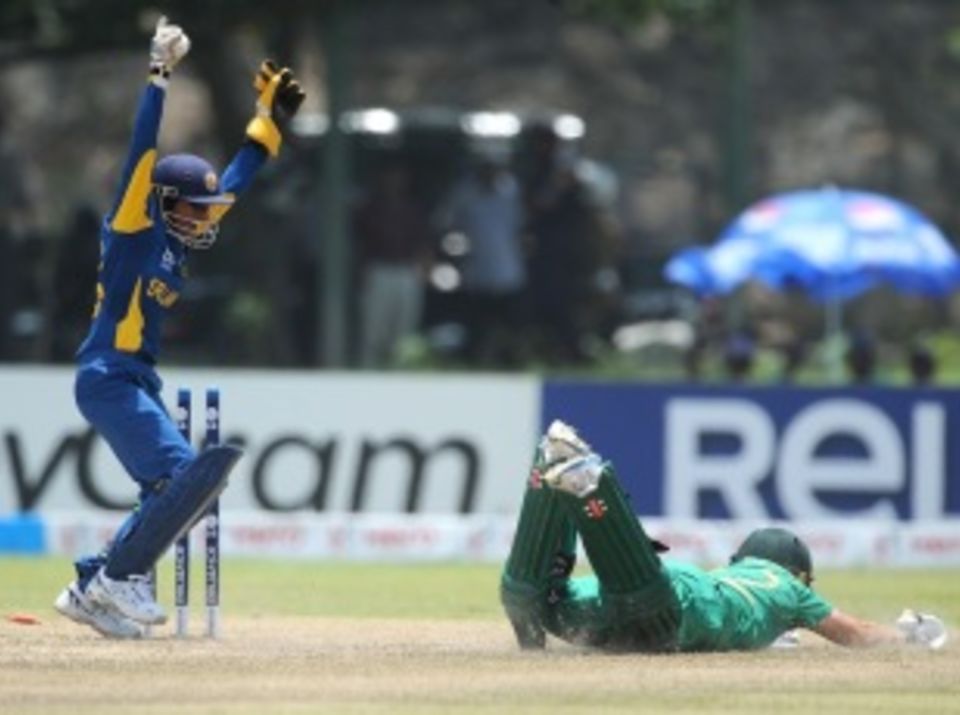 Mignon du Preez was the only South Africa player to be run out, but there were as many as five in the Sri Lankan innings
